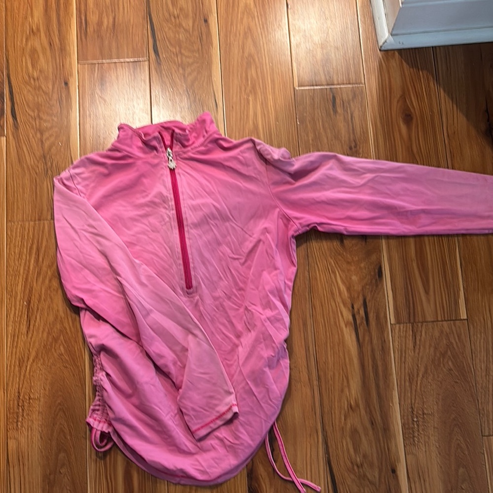 Pink Quarter-Zip Pullover UV Skinz